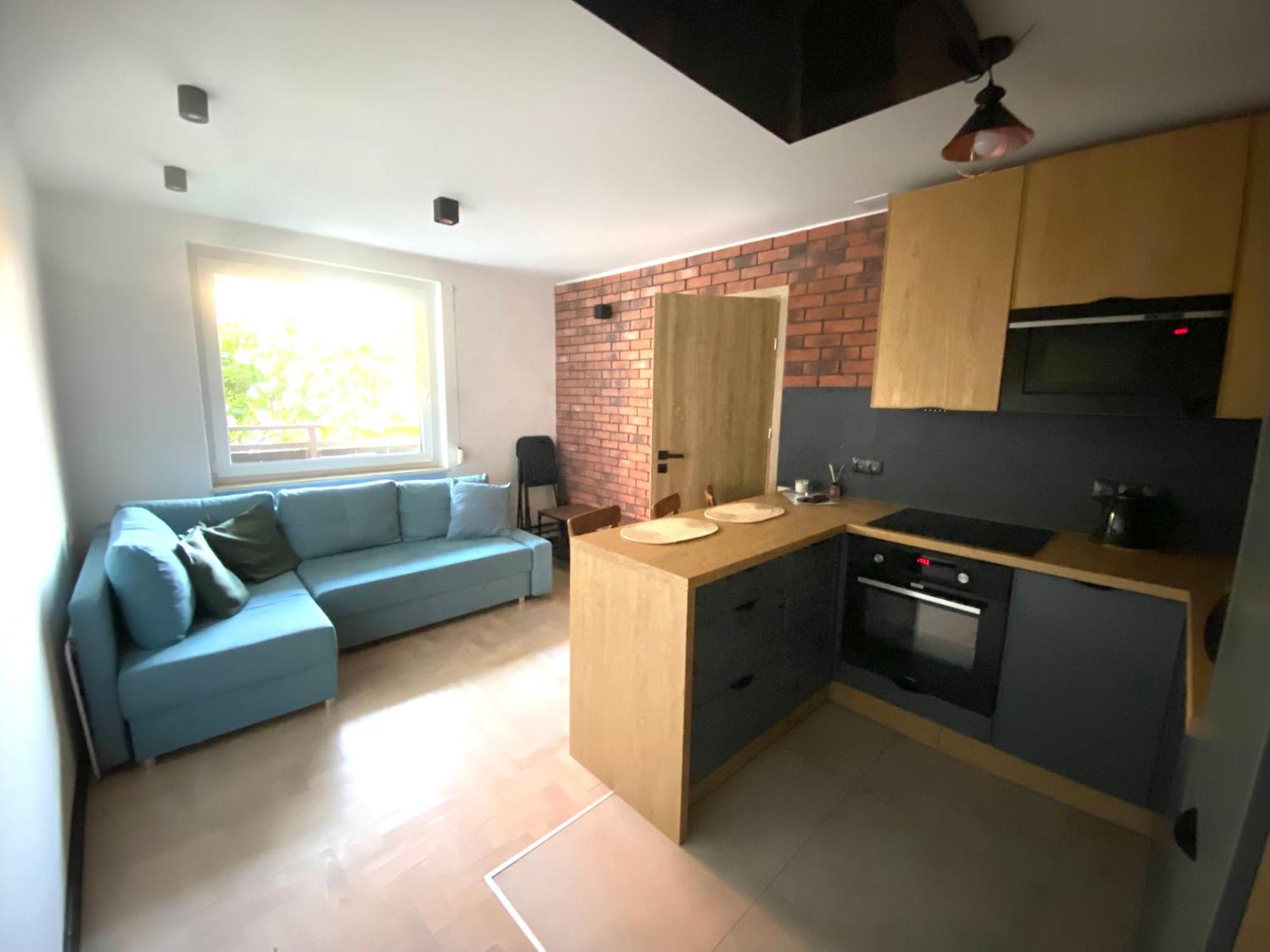 Lesne Apartamenty - Apartament Szary Hel Bagian luar foto